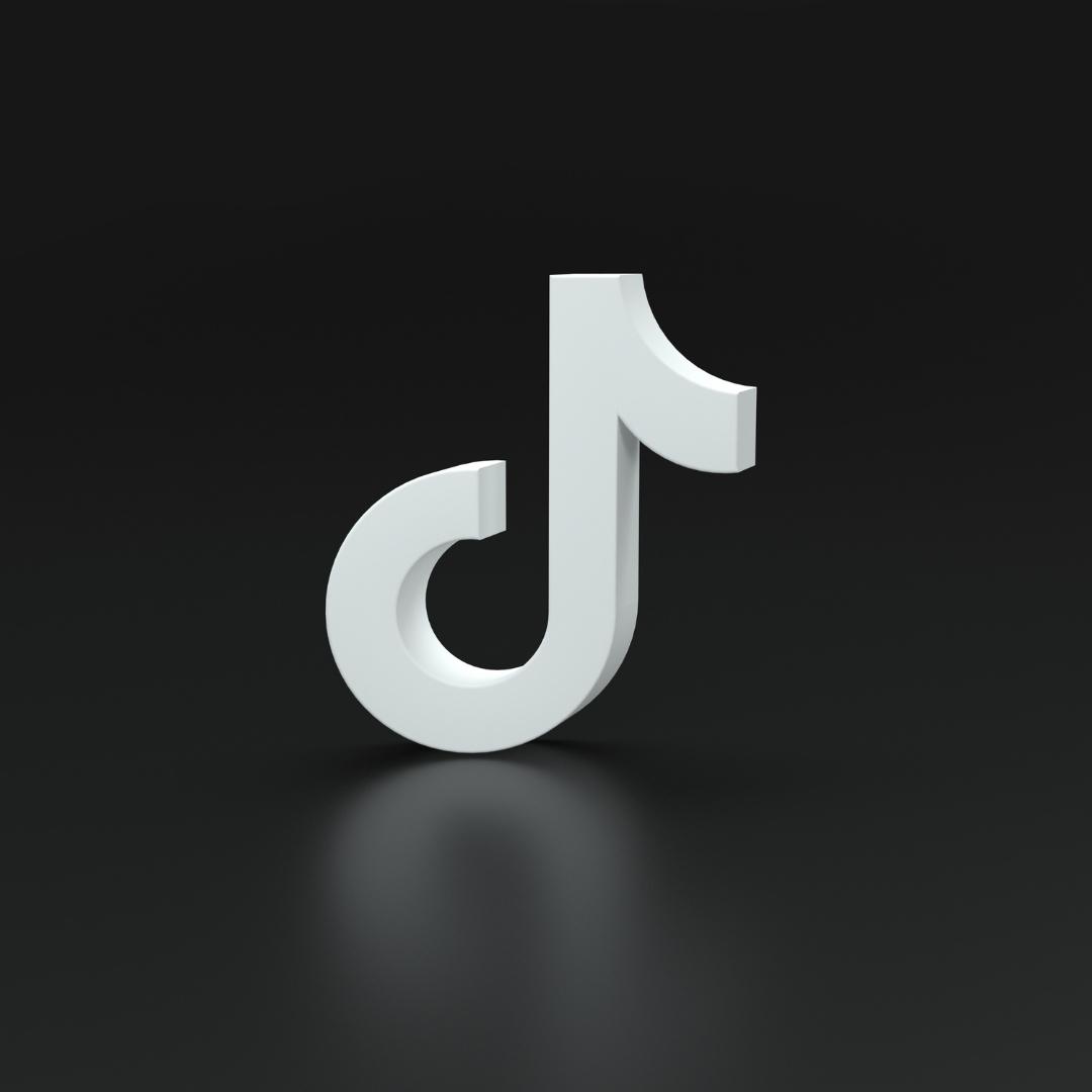 Imagem do logotipo do TikTok se referindo a Playlist Virais do TikTok